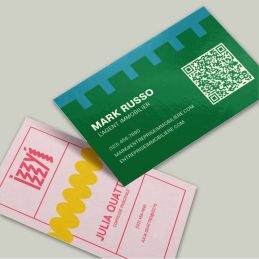 Cartes de visite standard, impression recto-verso