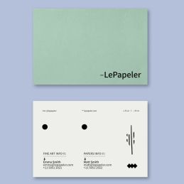 Cartes de visite papier naturel, 85x55mm, impression recto-verso