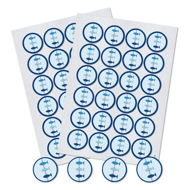 Autocollants personnalisés ronds